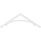Ekena Millwork Pitch Legacy Architectural Grade PVC Gable Pediment, 72"W x 24"H x 1"P (8/12) GPP072X024X100LEG - alternate 5